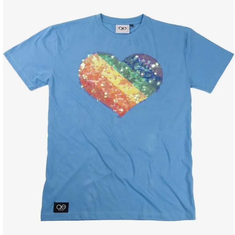 Heart Sequin T-Shirt NWT